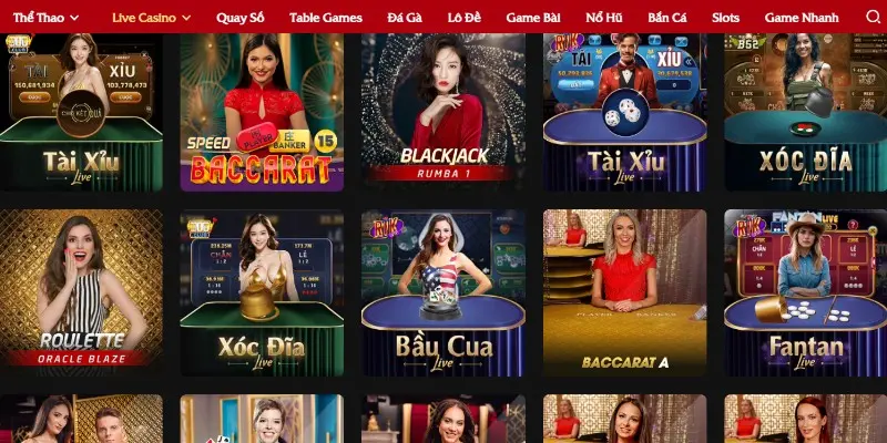 Trải nghiệm Live Casino Nhà Cái TDTC Thăng hoa cùng thế giới cá cược trực tuyến